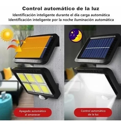 Lámpara solar con panel